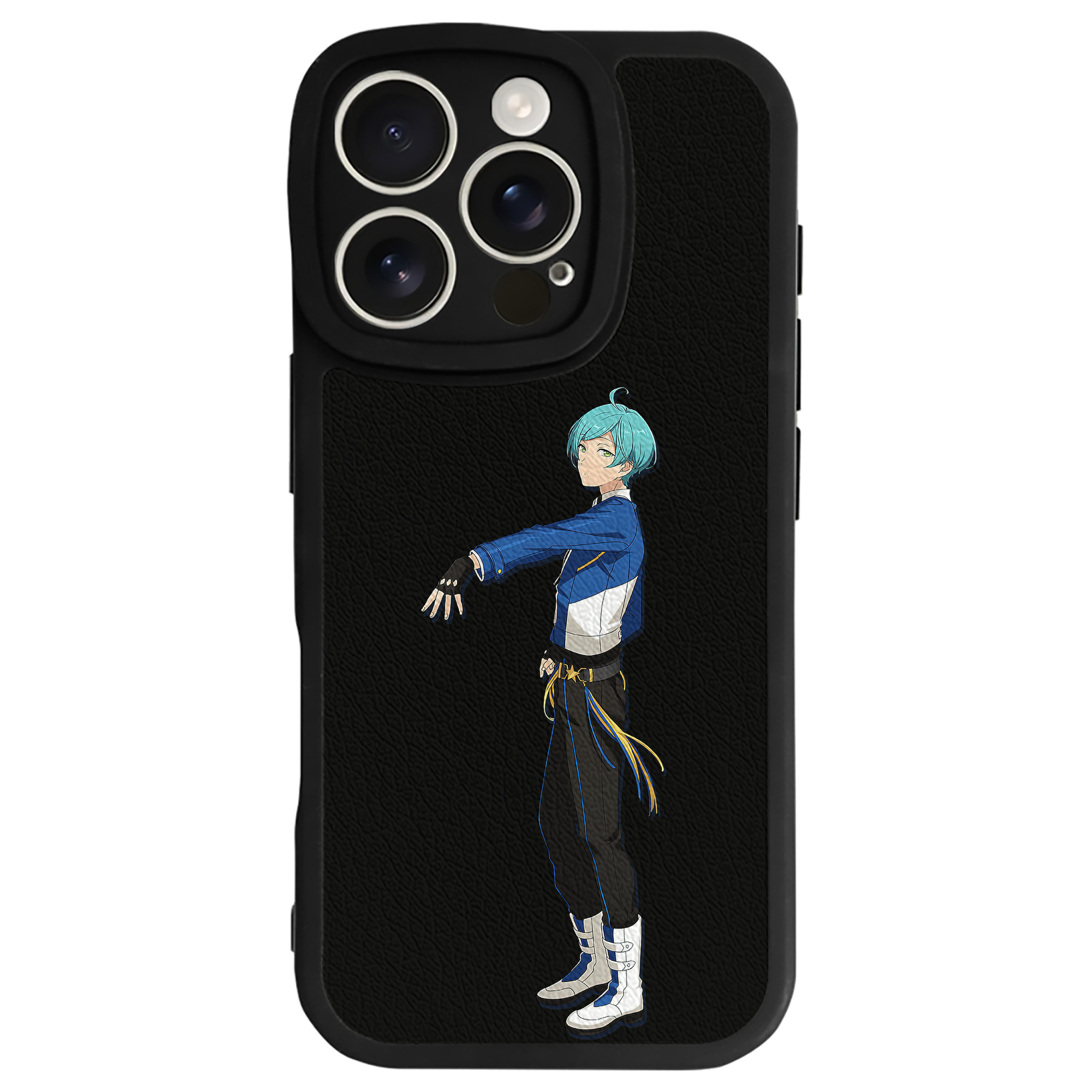 （画像用） あんさんぶるスターズ! Ensemble Stars 【iPhone 16シリーズ対応】シリコンスマホケース（レザー調） 材質：シリコン